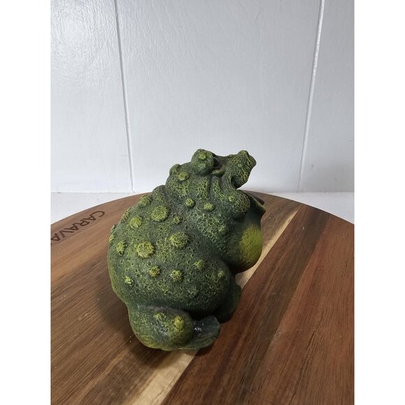 Vintage 90s Pete Apsit Frog Toad Figurine Large Eyes See Pics - Picture 3 of 9